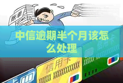 中信逾期半个月该怎么处理