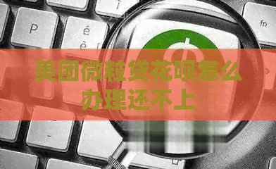美团微粒贷花呗怎么办理还不上