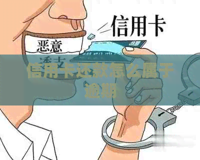 信用卡还款怎么属于逾期