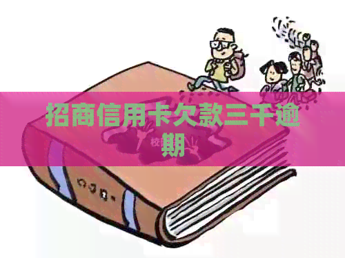 招商信用卡欠款三千逾期