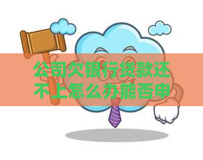 公司欠银行贷款还不上怎么办能否申请破产保护