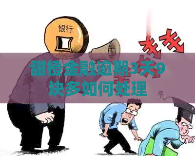 甜橙金融逾期3天9块多如何处理