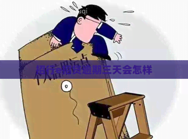 招行e招贷逾期三天会怎样