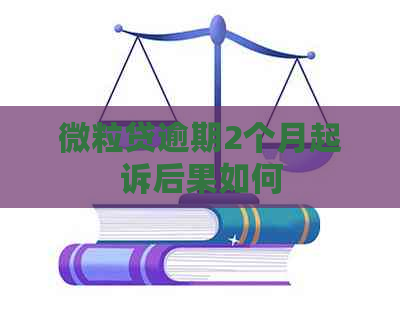 微粒贷逾期2个月起诉后果如何
