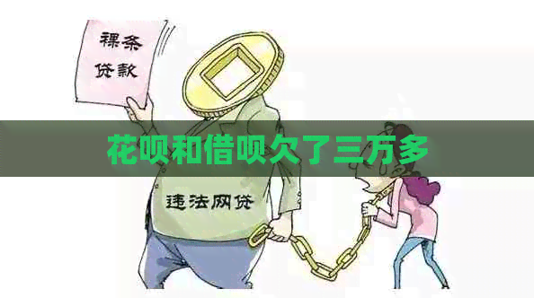 花呗和借呗欠了三万多