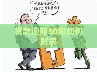 贷款逾期30年如何解决