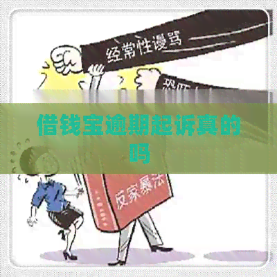 借钱宝逾期起诉真的吗