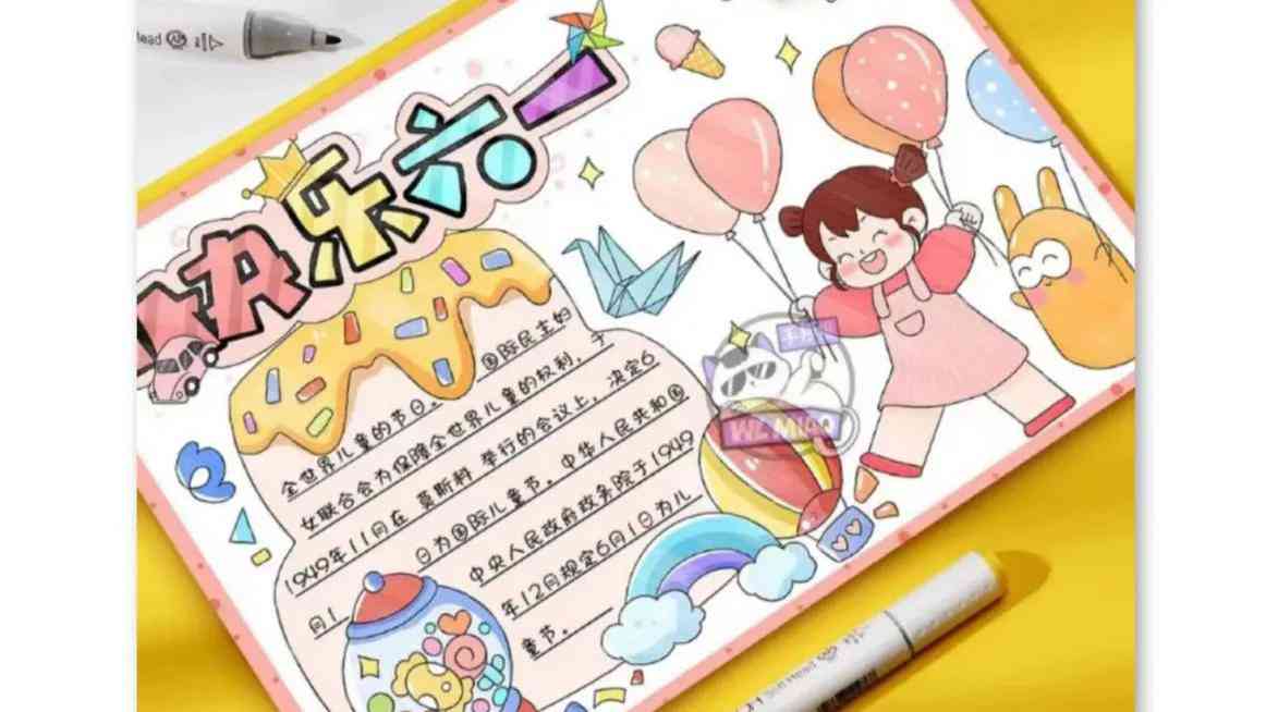 六一儿节文案手抄报内容：简单大全及软文汇编