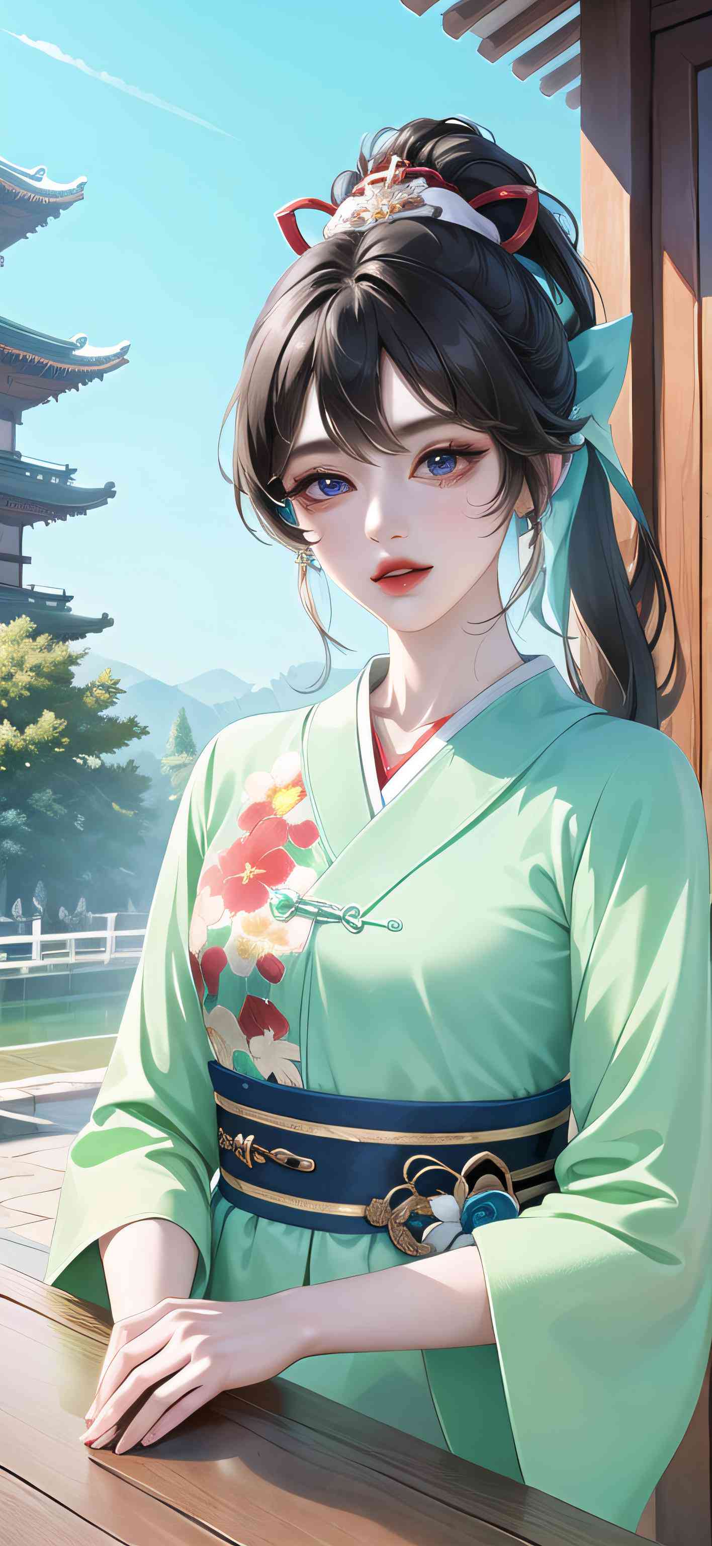 跨界融合：二次元风格AI绘画创作与文案剪映艺术呈现
