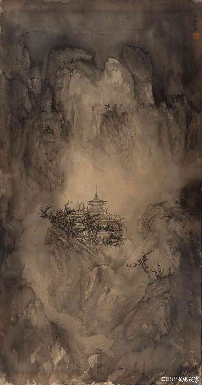展示中国水墨画：作品精选与画家风采及艺术解说