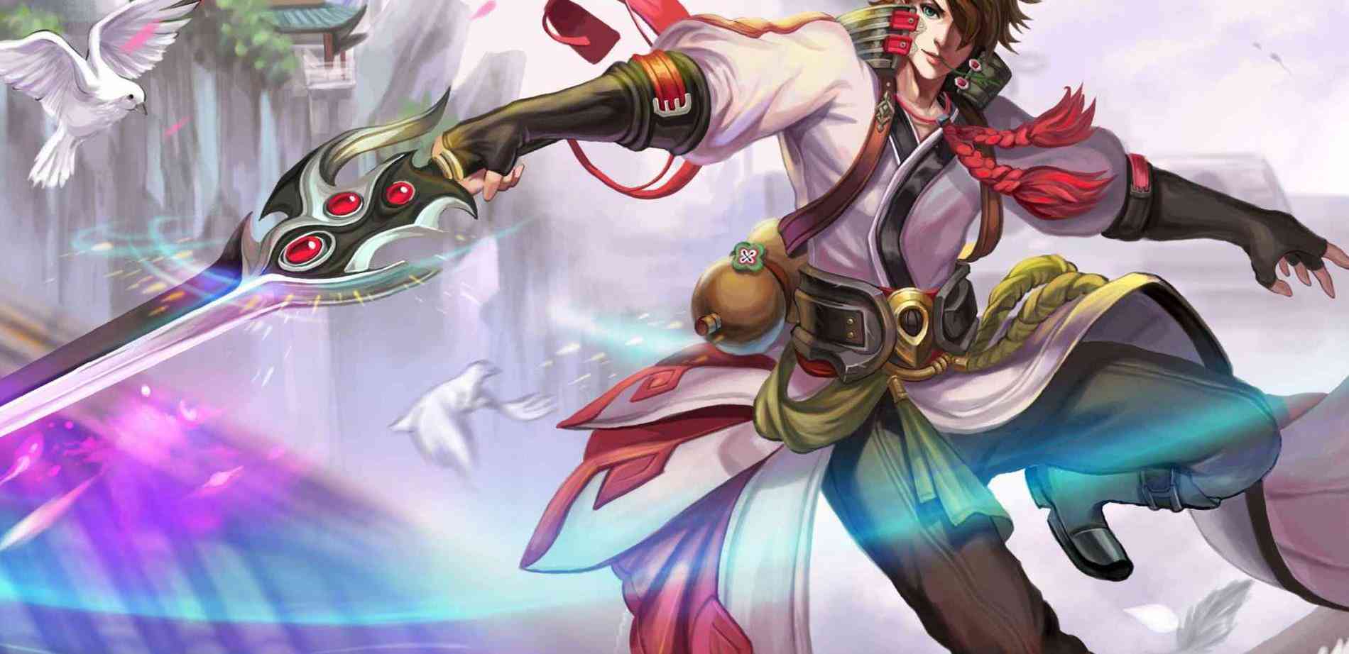 王者荣耀插画素材库：英雄角色绘画资源集锦