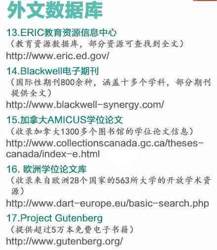 全球学术资源库：免费国外论文平台