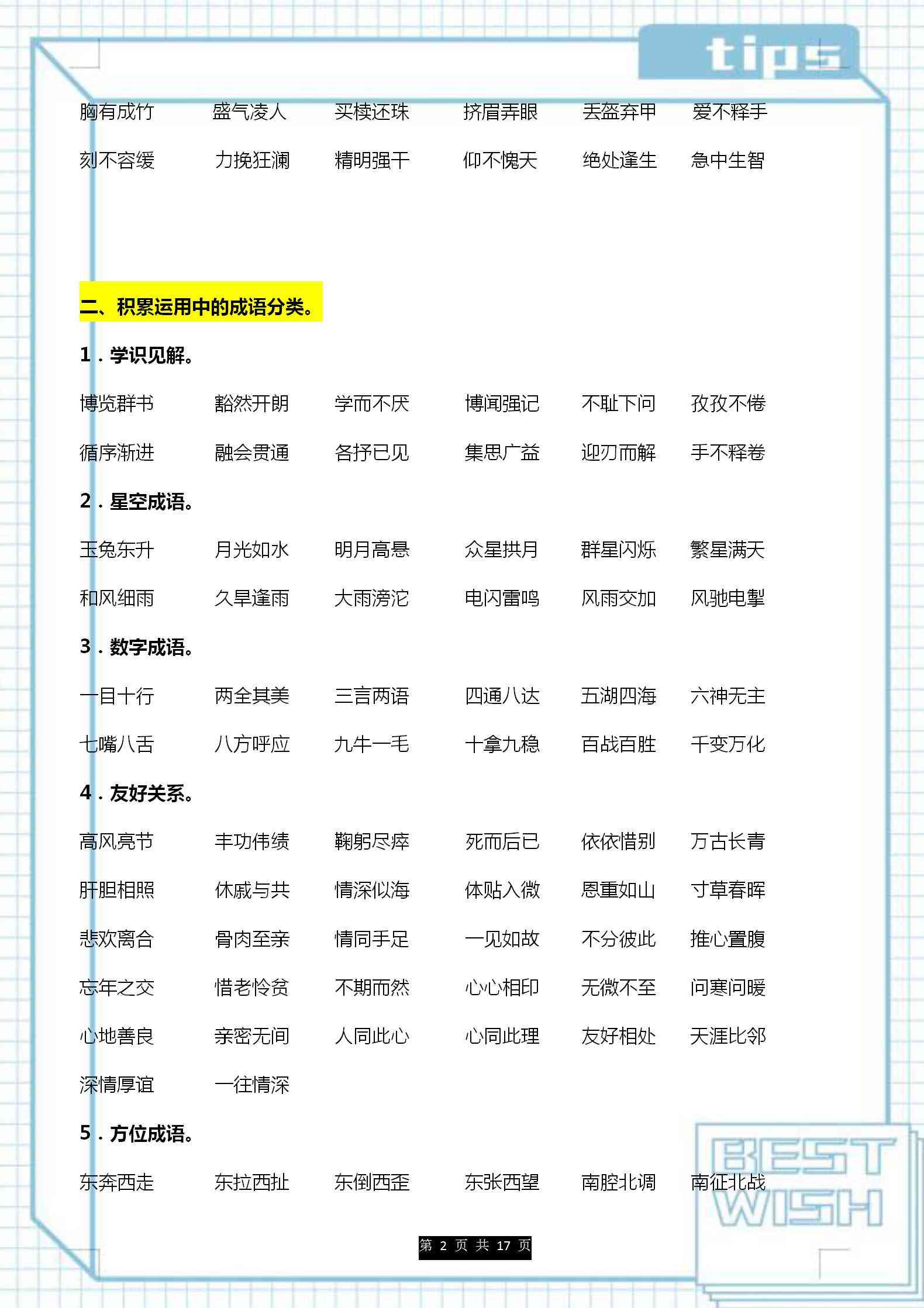 妙笔生花的成语集锦：写作高手的文案秘