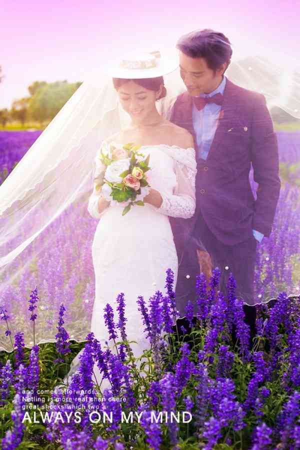 浪漫时光：婚纱照片中的定制爱情寄语