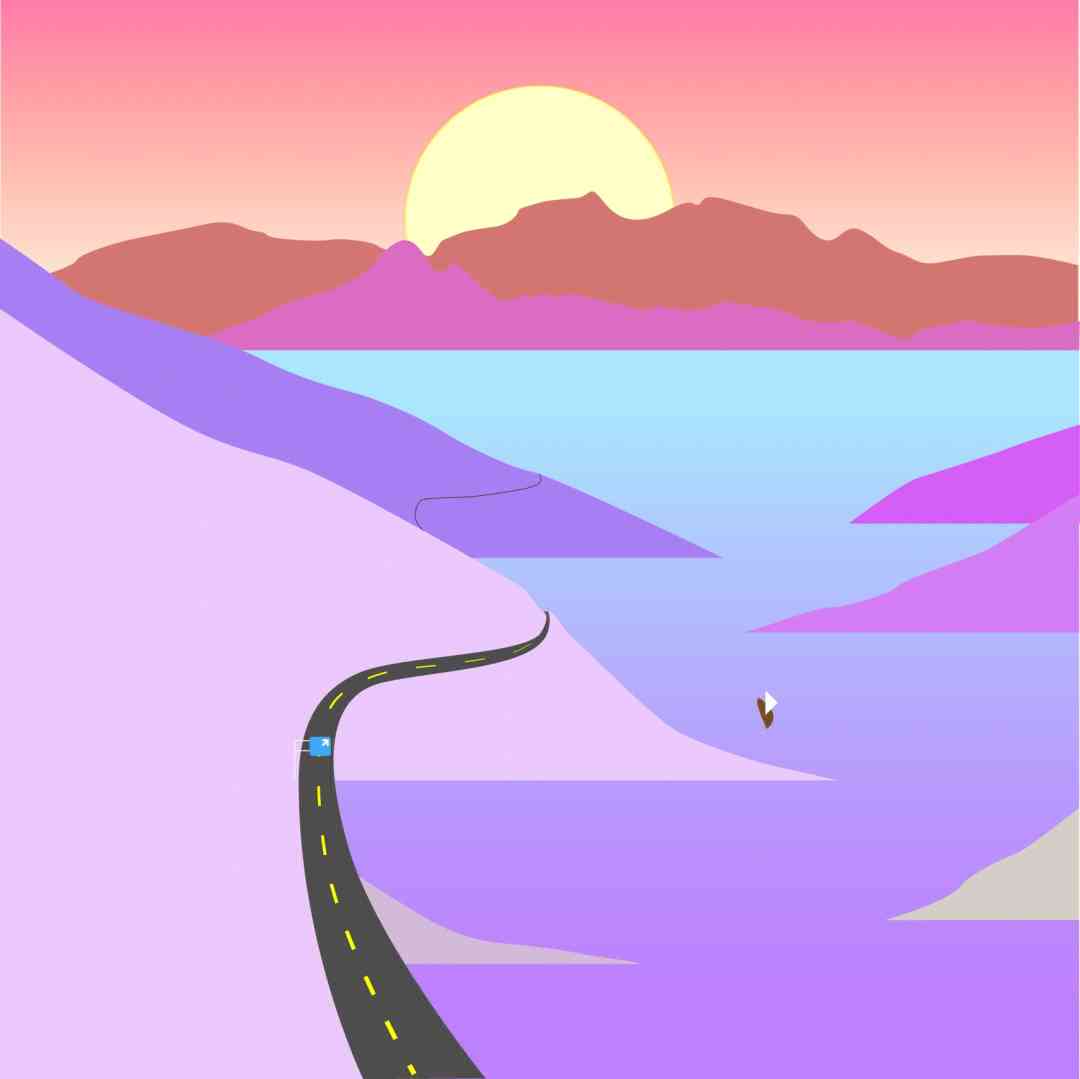 智能AI技术打造绝美风景插画艺术