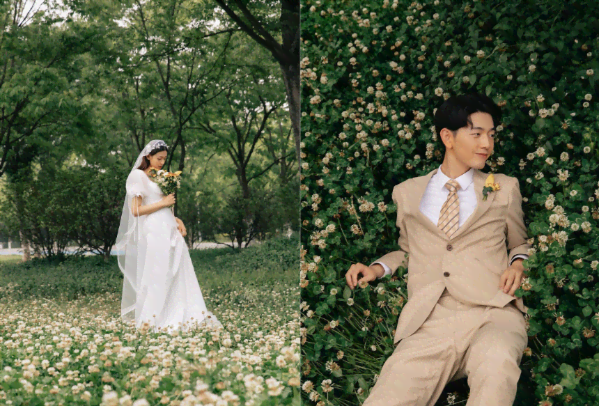 ai合成结婚照文案