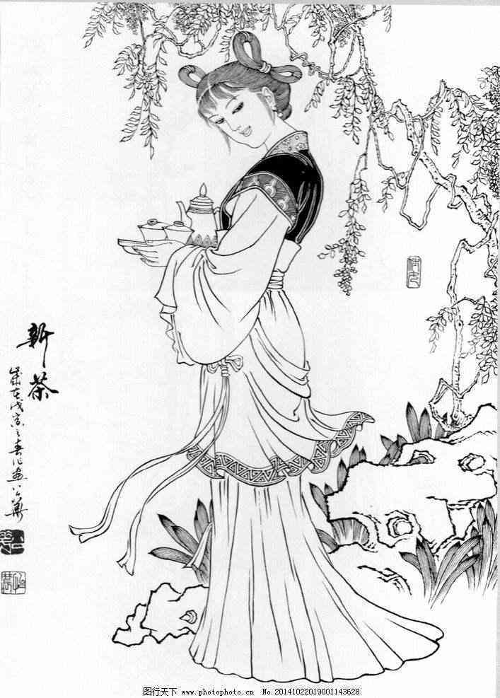 古韵流转：古代侍女形象现代摄影重现