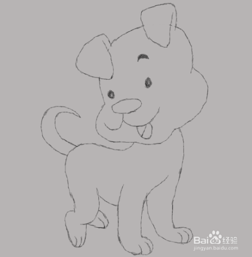 画狗狗：简单画法与热门博主教程，手绘狗全攻略
