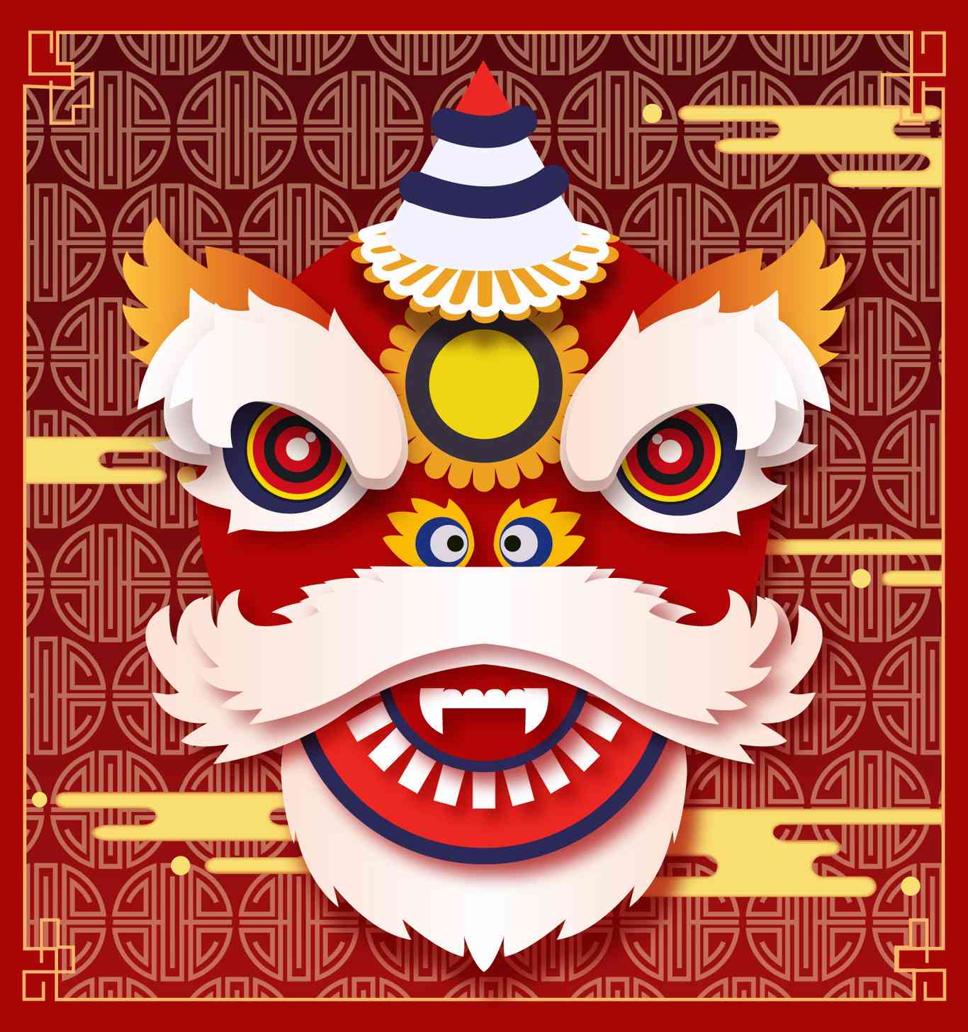 ai创作国潮新年：创意海报、壁纸、活动及头像四合一