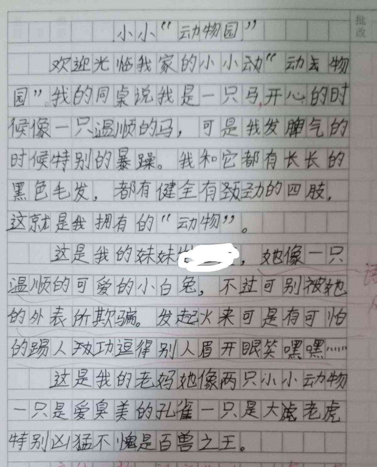 晓晓的什么作文六百字：《动物园探险记》