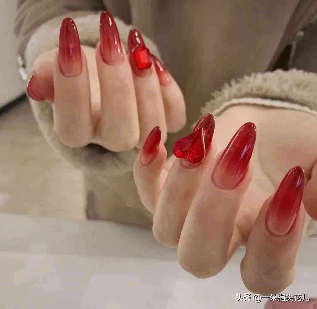 ai渐变美甲文案怎么写