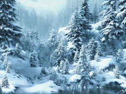 雪中幽森：树林雪景AI绘画创作关键技巧与实践