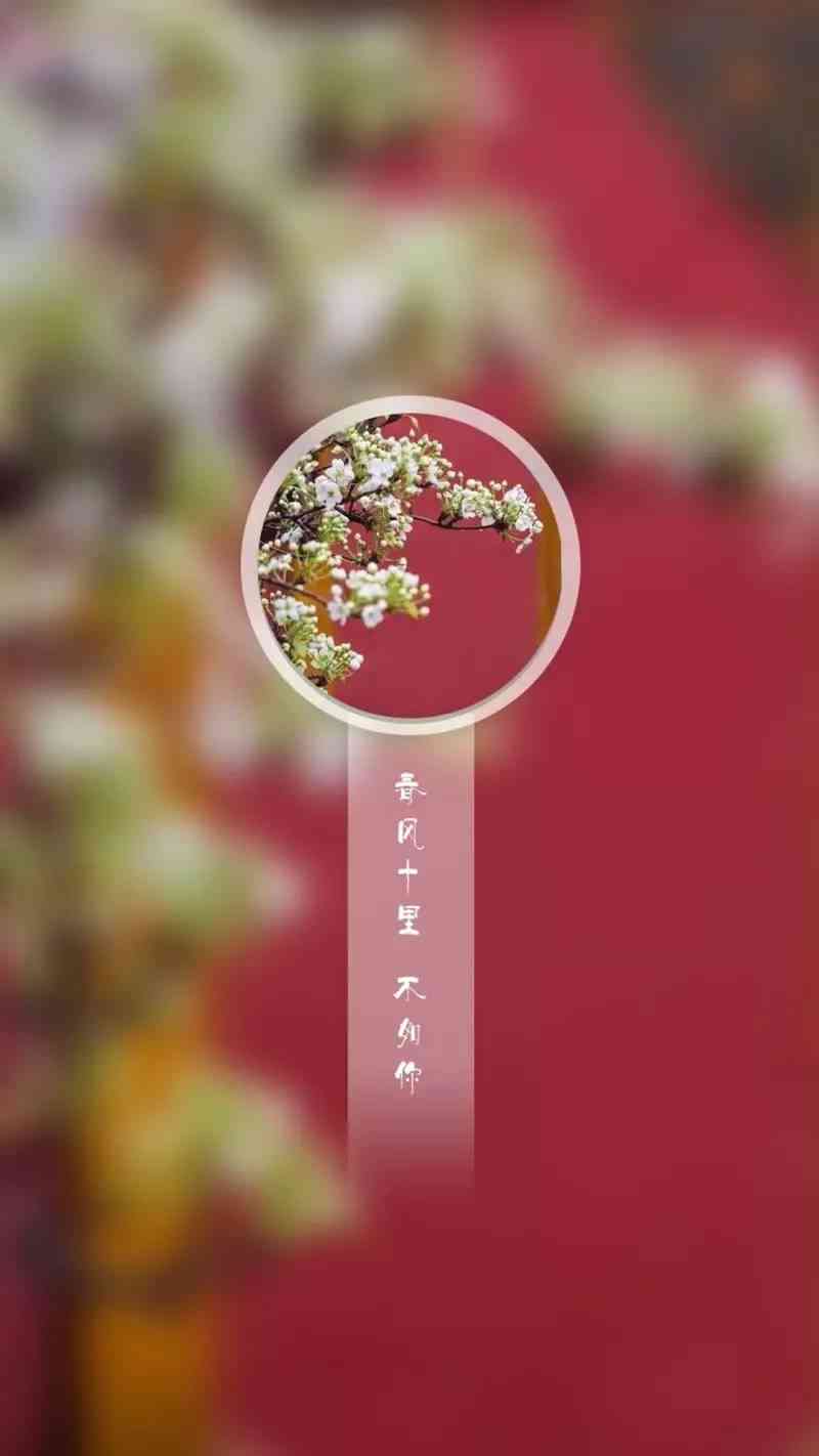 古典韵味：古风照片朋友圈诗意文案搭配