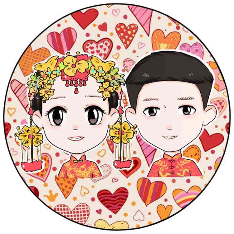 二次元情侣专属：全方位打造独特结婚头像及婚礼周边设计