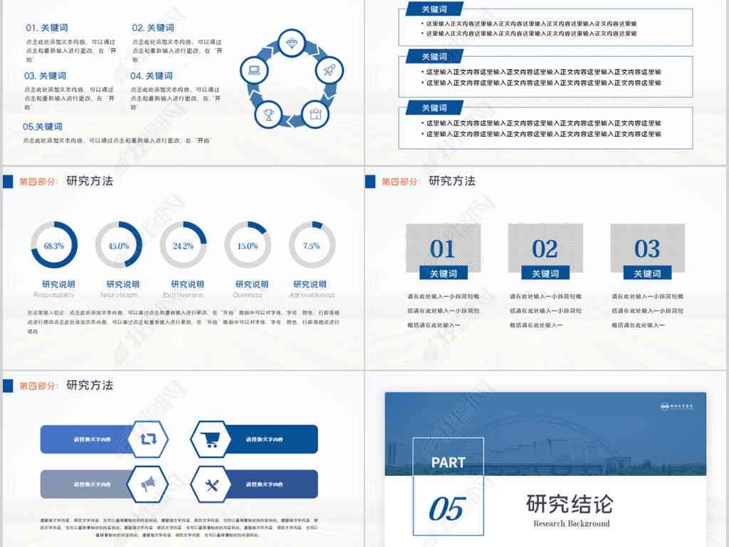 '高质量免费：学术论文开题报告模板大全'