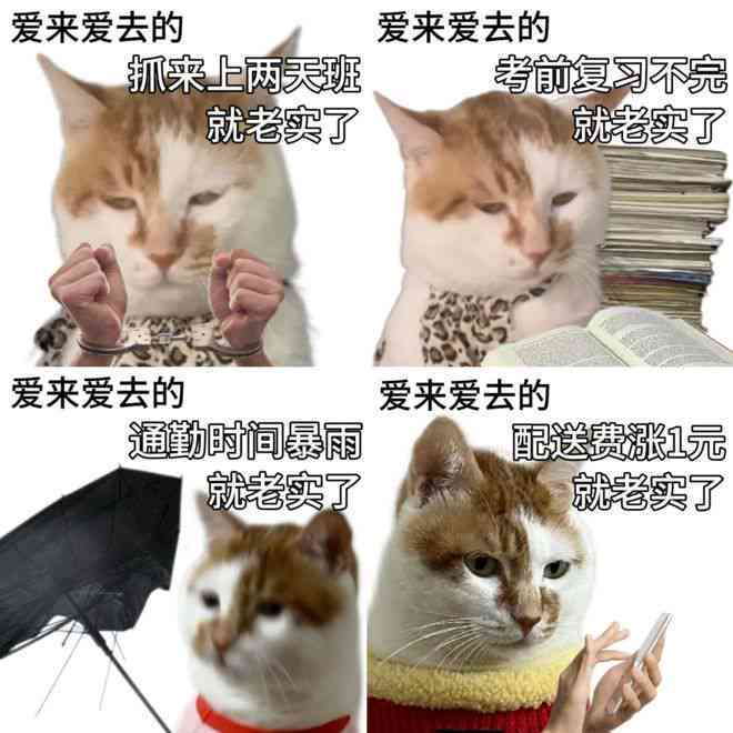 全面收录：二次元猫咪表情包大     ，满足你所有猫咪表情需求