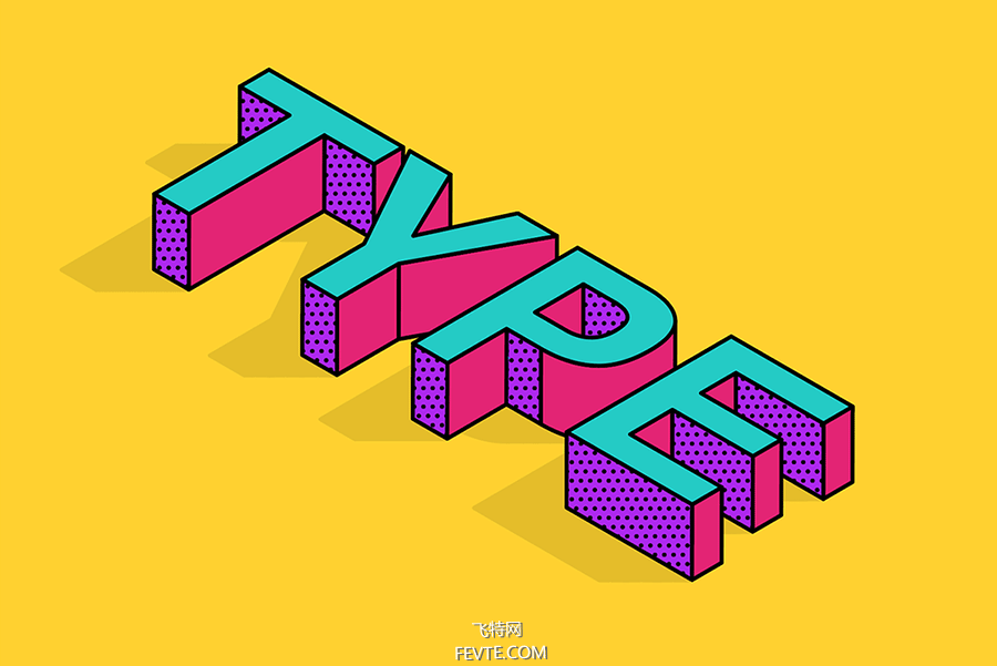 ai英文字体创作