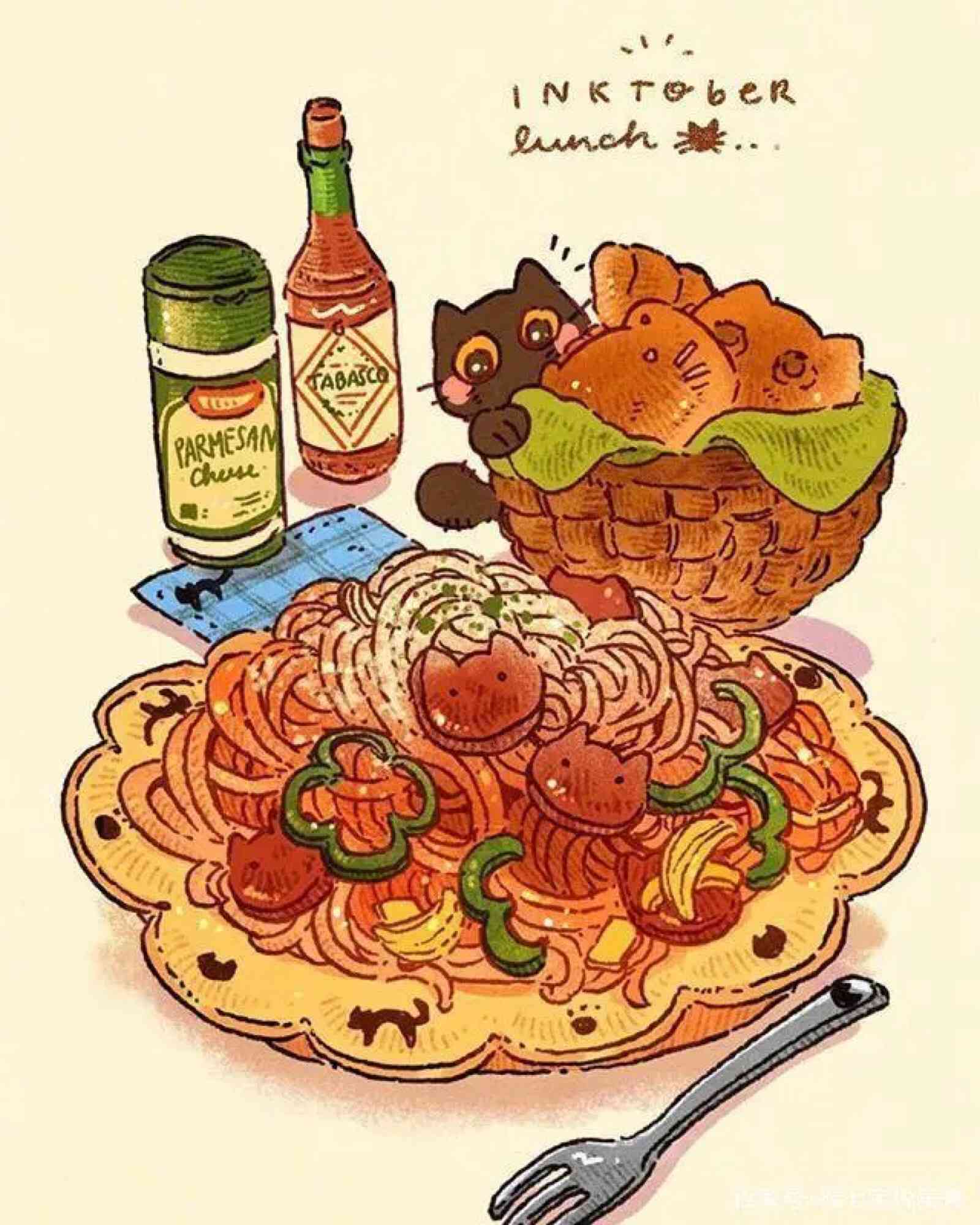 创意美食插画资源集锦