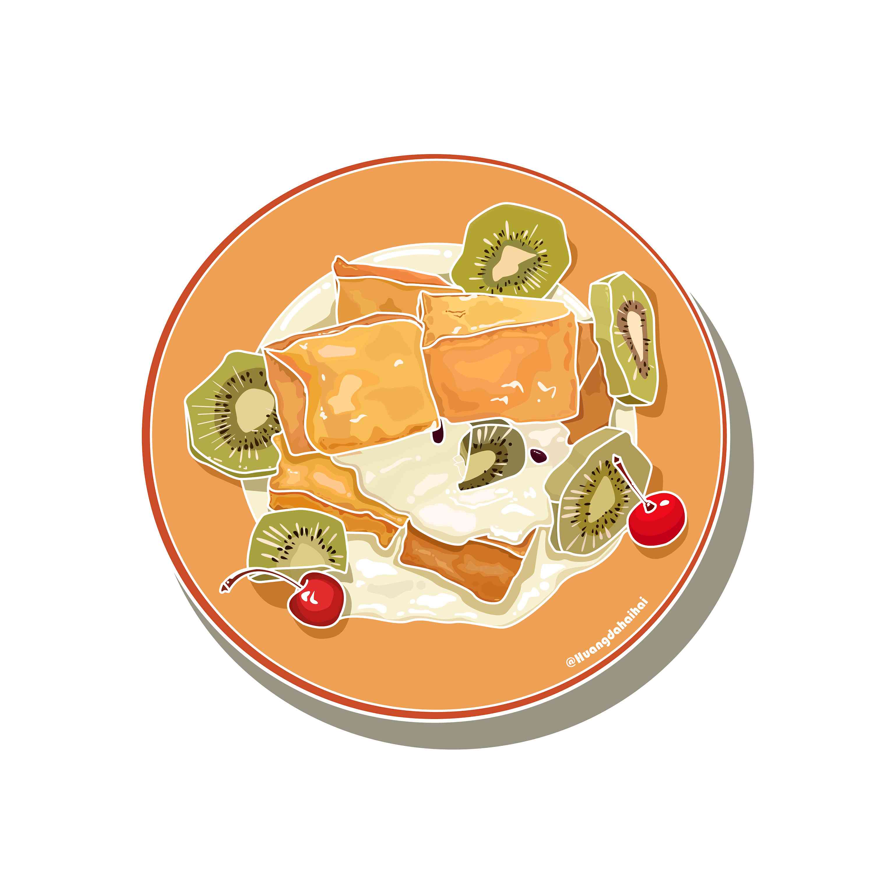 AI插画教程美食文案