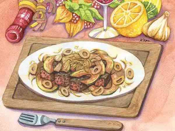 AI插画教程美食文案