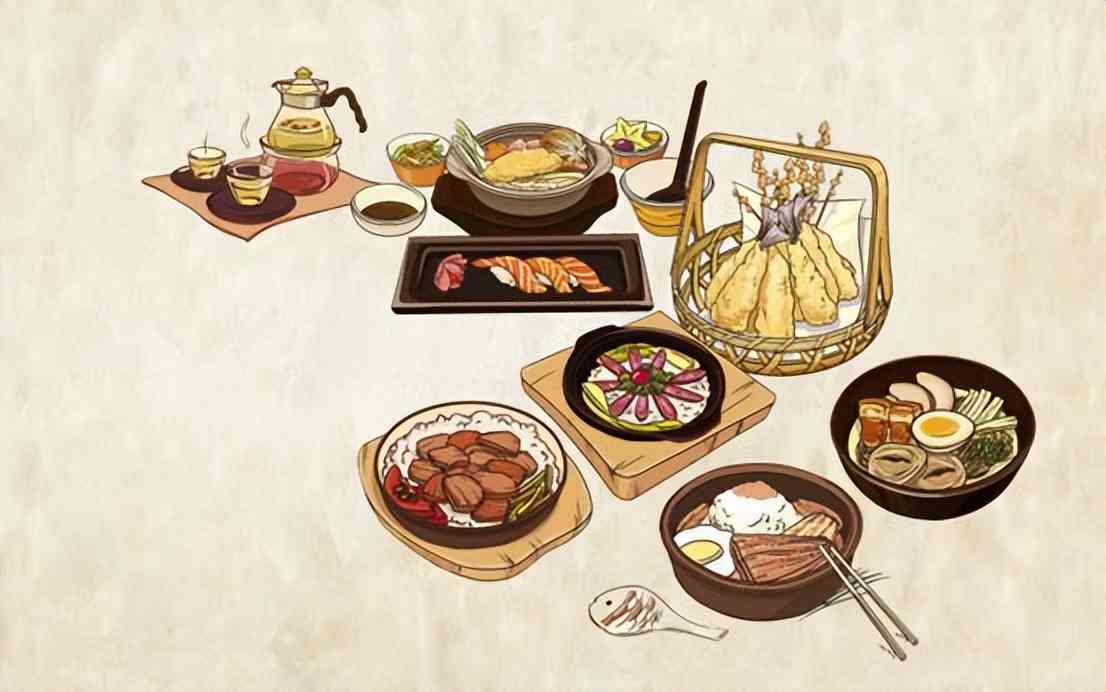 AI插画教程美食文案