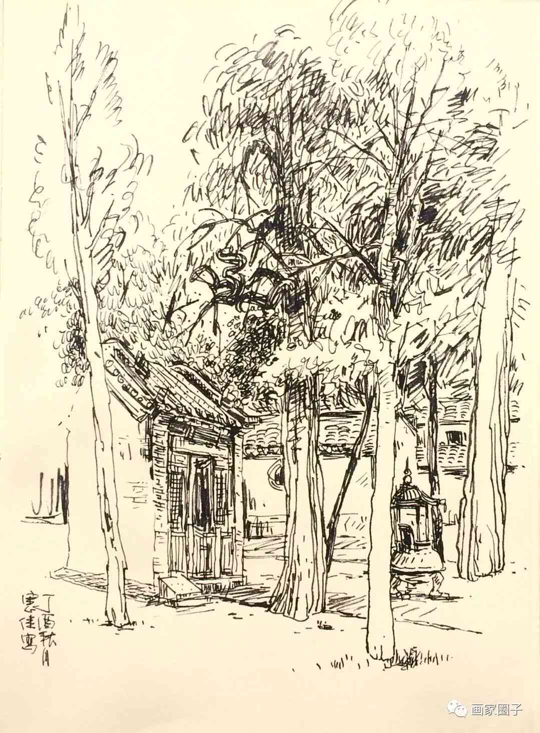 ai绘画简单风景速写作品集锦大全