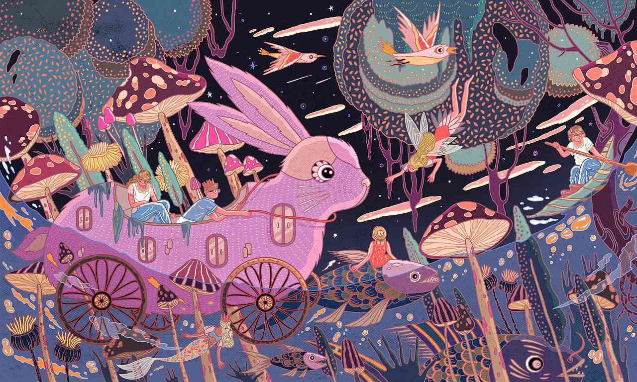 创意插画资源集：专业Illustration插画作品展示平台