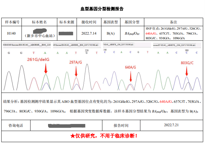 解读血型报告：AI亚型鉴定含义及其对临床输血的影响