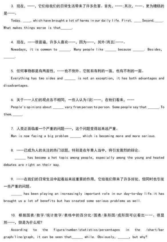 ai初高中英语写作：Top英语作文排行榜 作文模板大全
