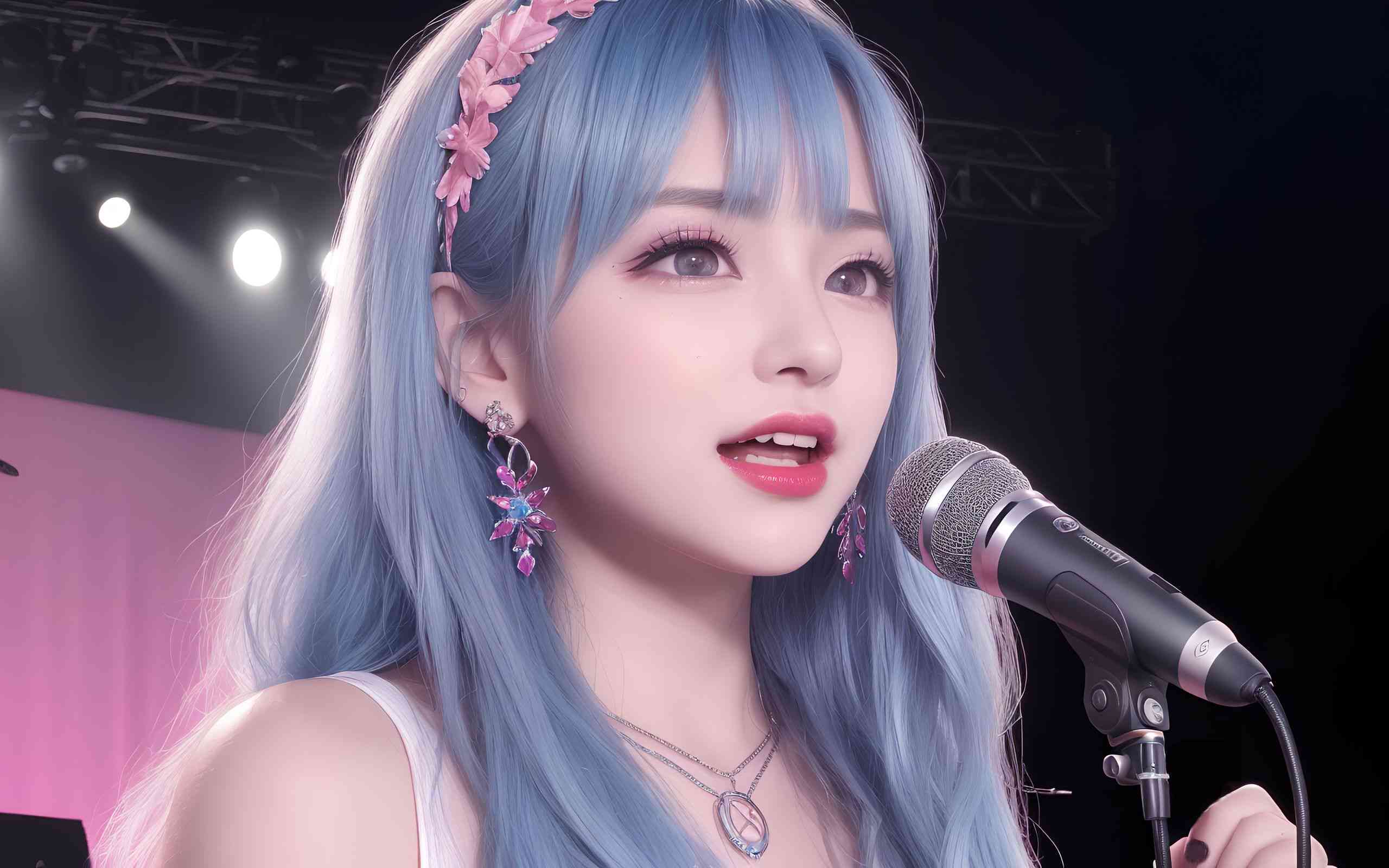 女团歌手ai插画是谁创作的：作品、歌曲及歌者解析