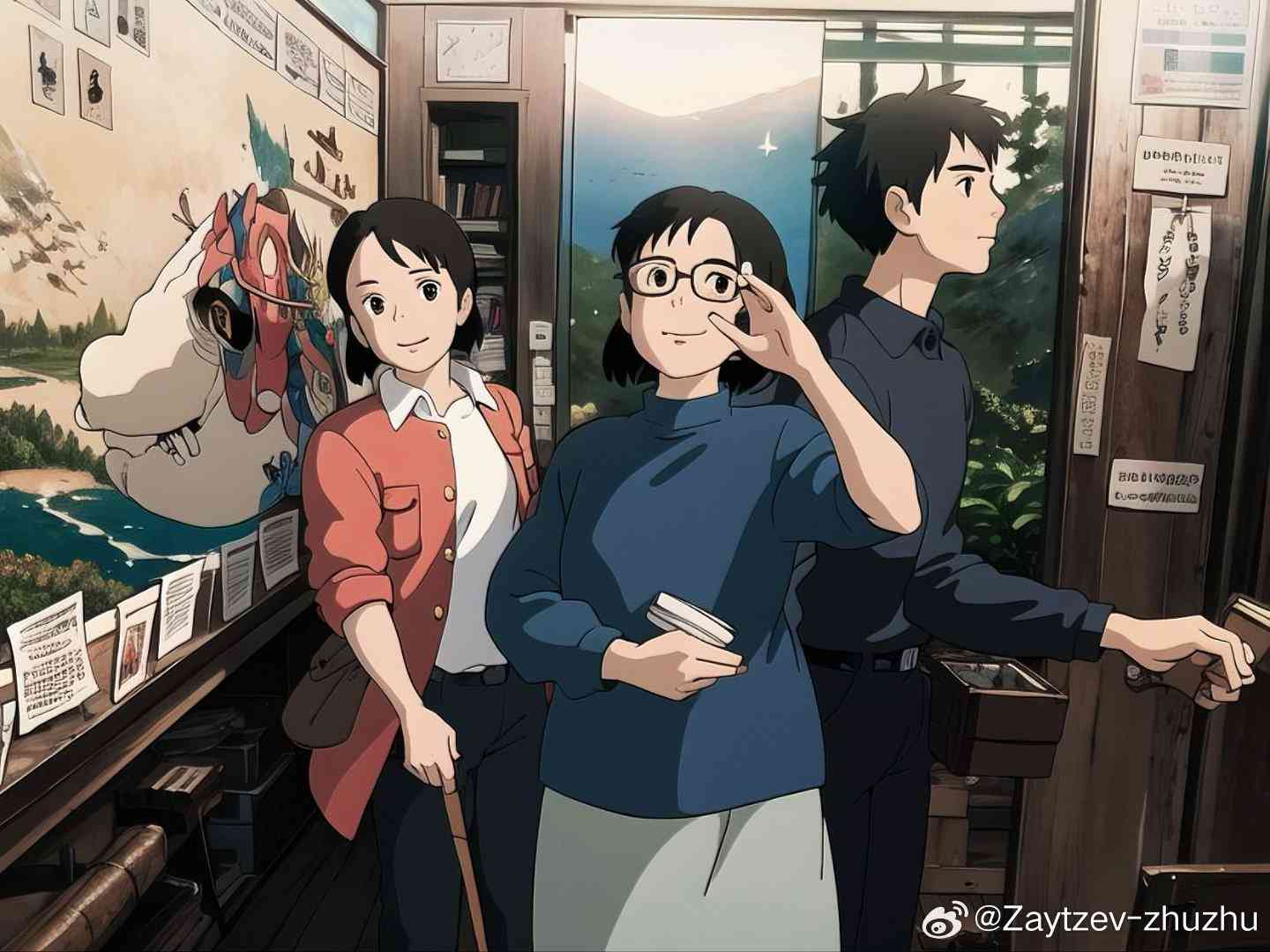 ai宫崎骏画风特效文案