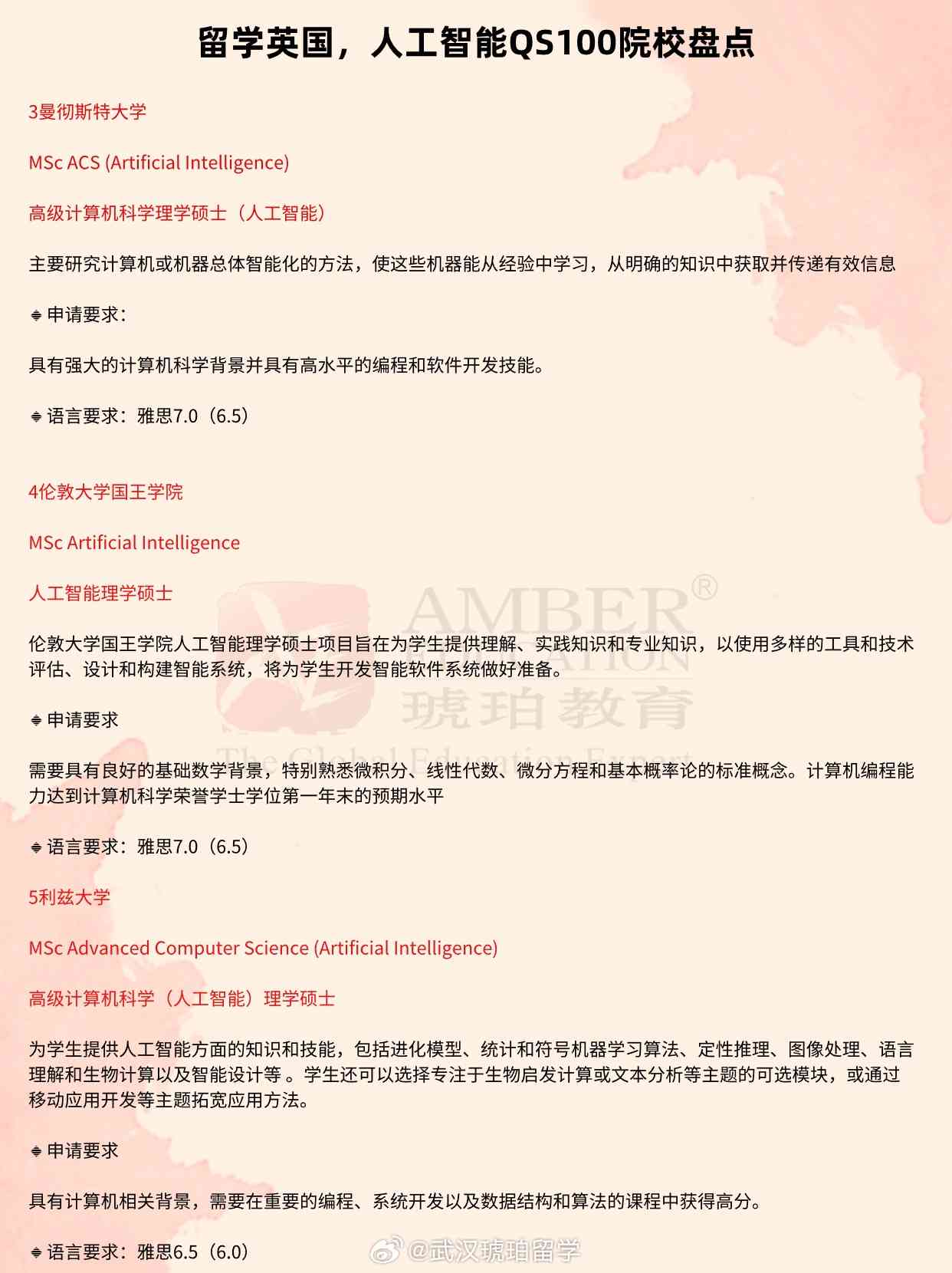 英国留学文案ai