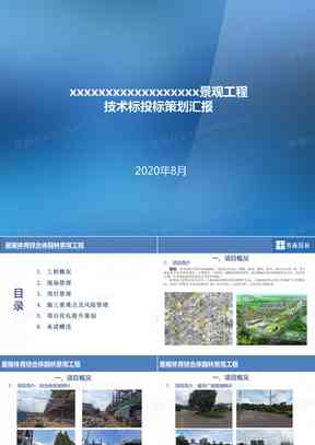 项目方案汇报文本排版ai