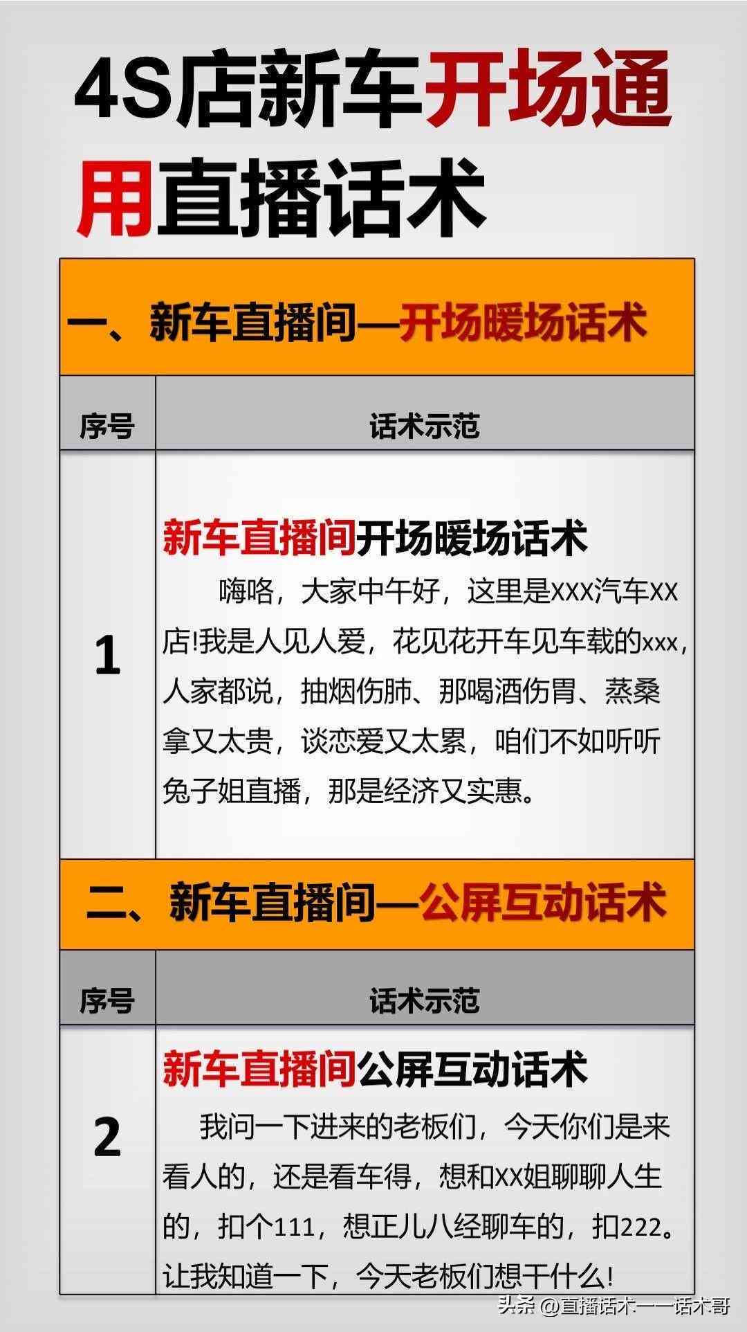 热门直播话术与创意素材汇编