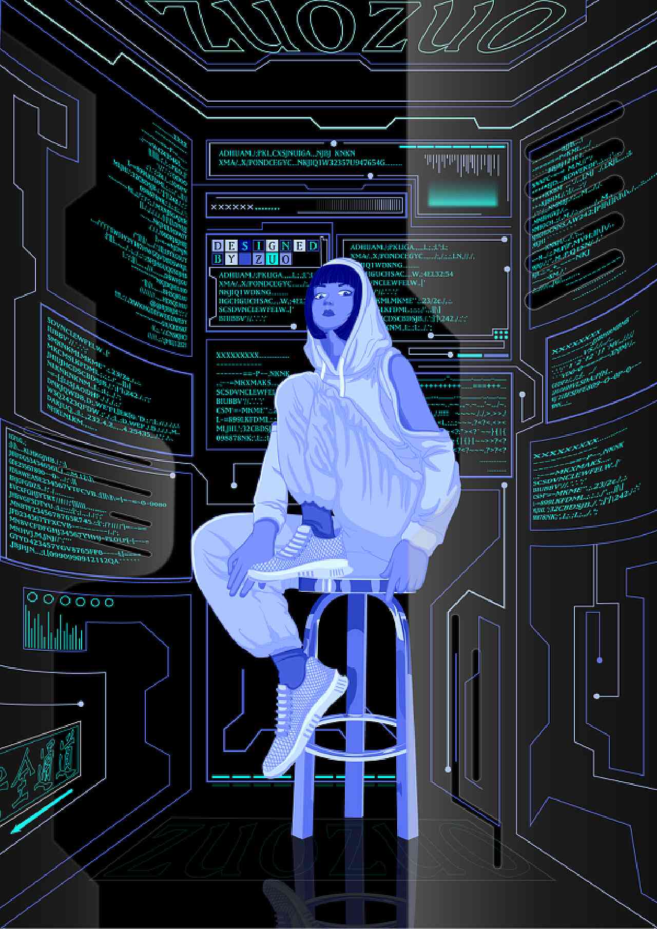 ai创作赛博朋克
