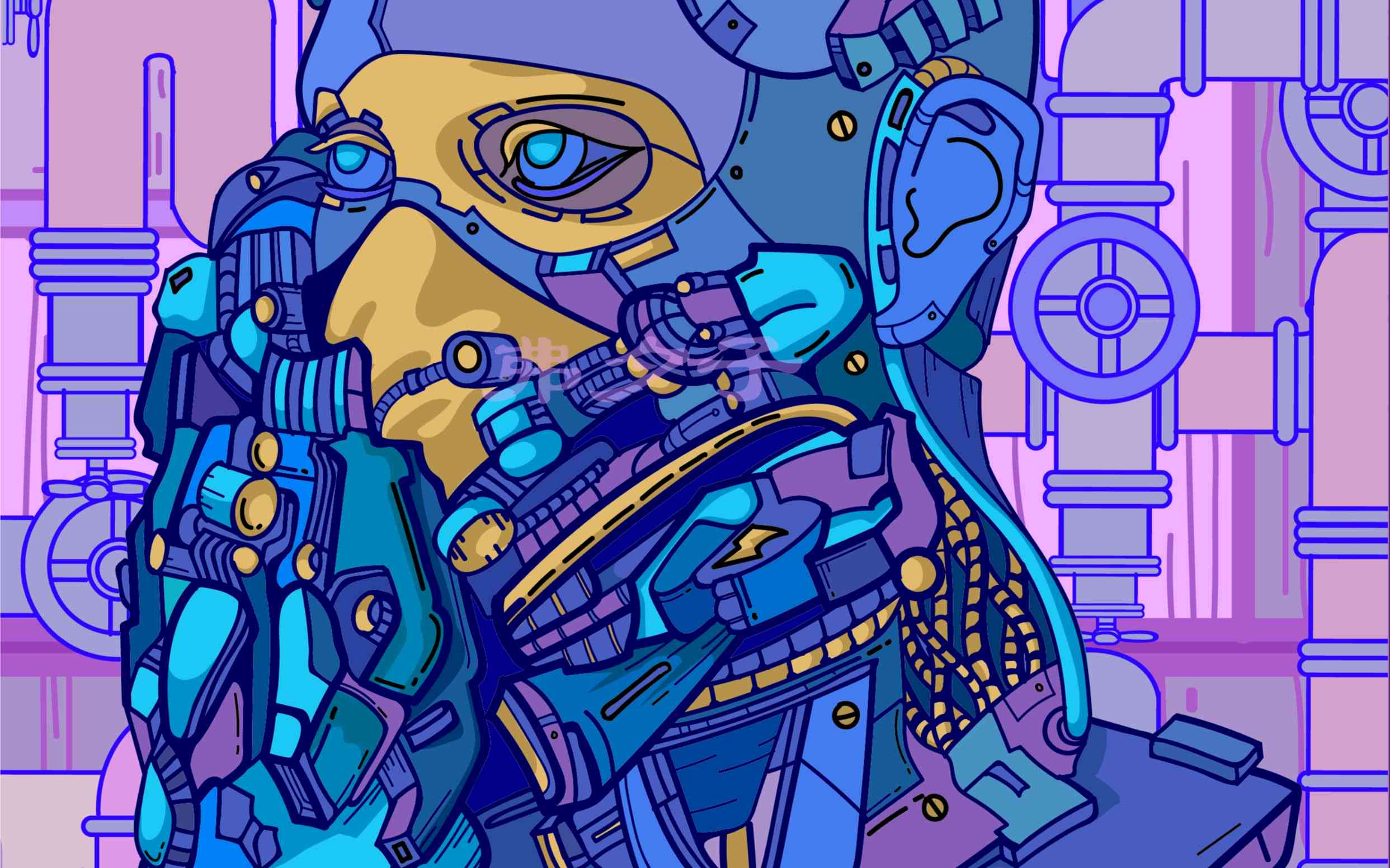ai创作赛博朋克