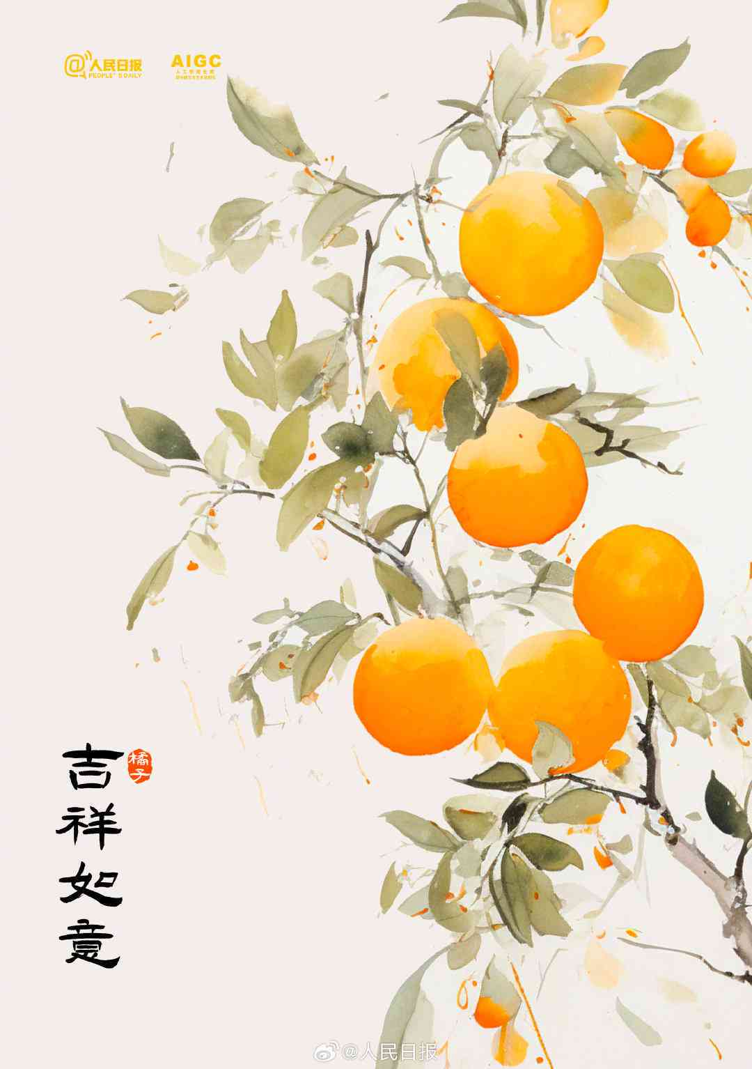 ai绘画柿子文案怎么写：创意国画柿子绘画作品文案撰写指南