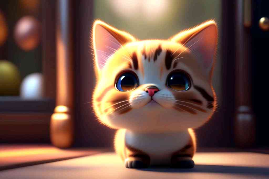 猫咪AI绘画文案简短可爱，萌趣十足！