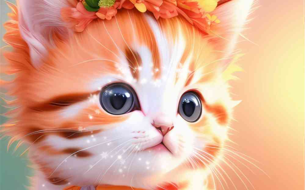 猫咪AI绘画文案简短可爱，萌趣十足！