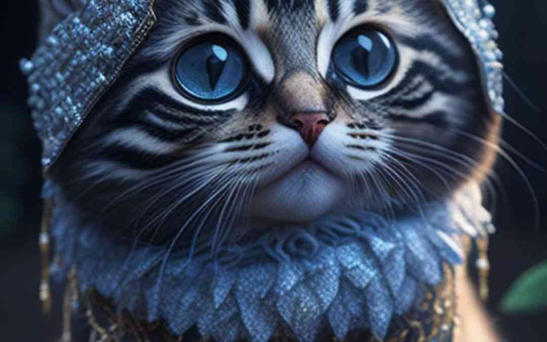 猫咪AI绘画文案简短可爱，萌趣十足！